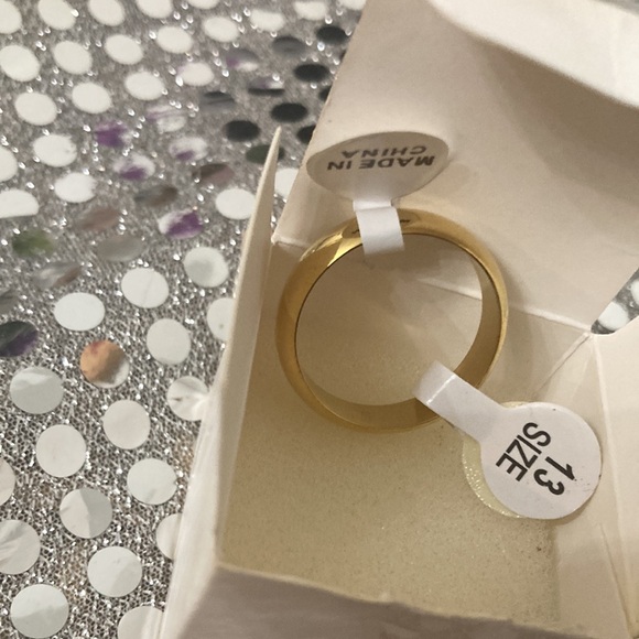 14KT GOLD plated Wedding Engagement ring sz 13 men - Picture 4 of 5